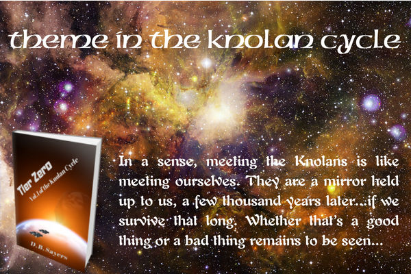 A nebula with caption relevant to Tier Zero, Vol I of the Knolan Cycle