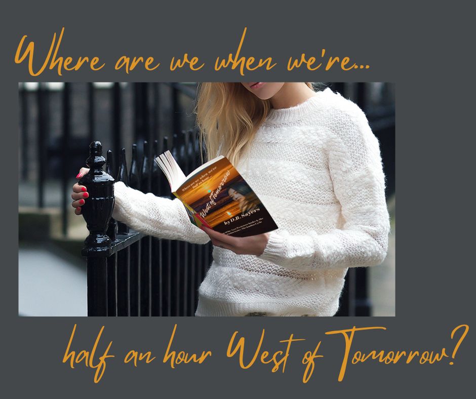 Woman reading West of Tomorrow
