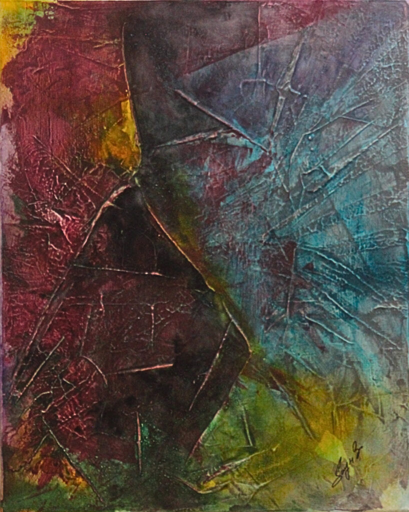 Abstract Painting in Acrylic